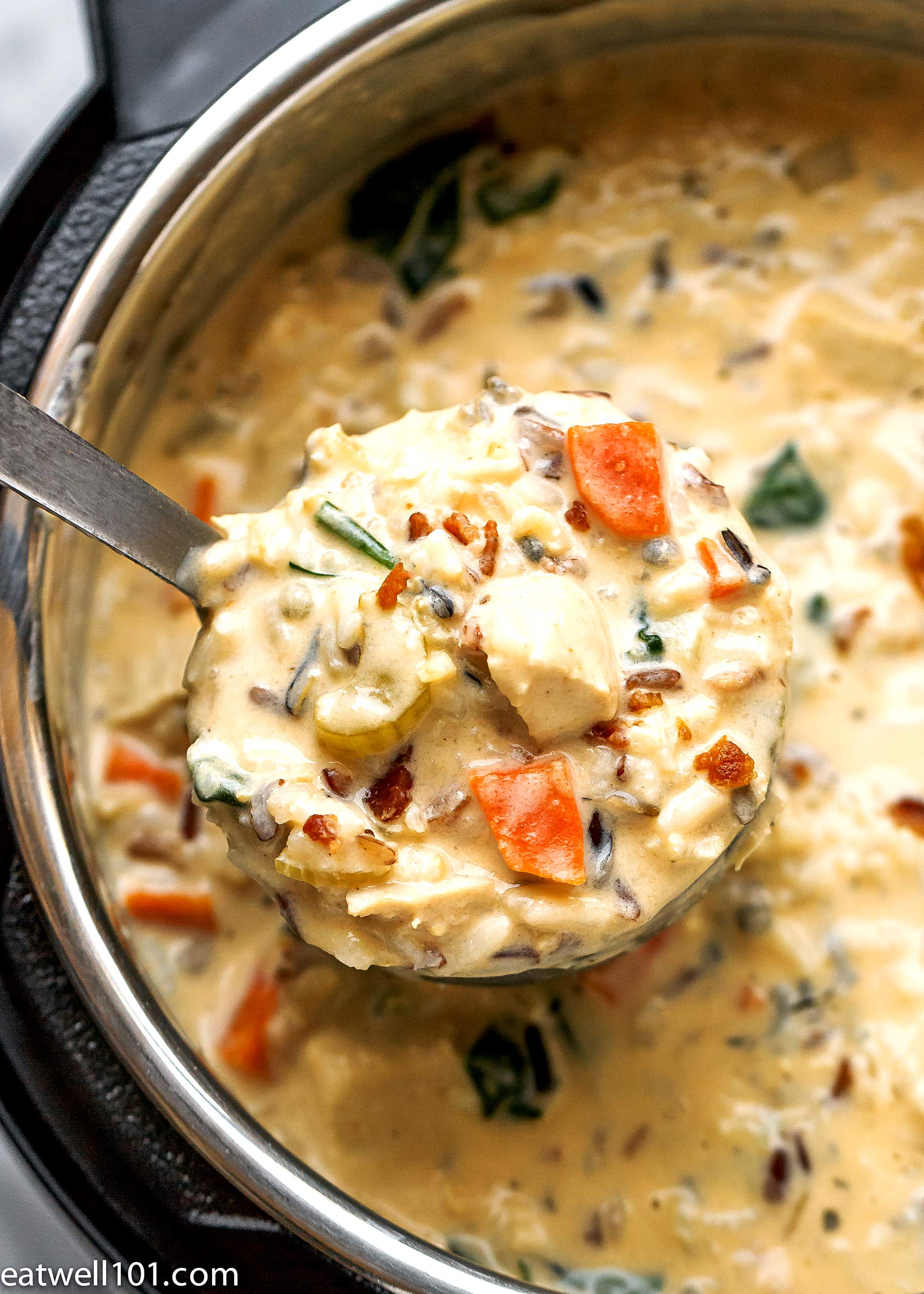 chicken and rice soup with cream