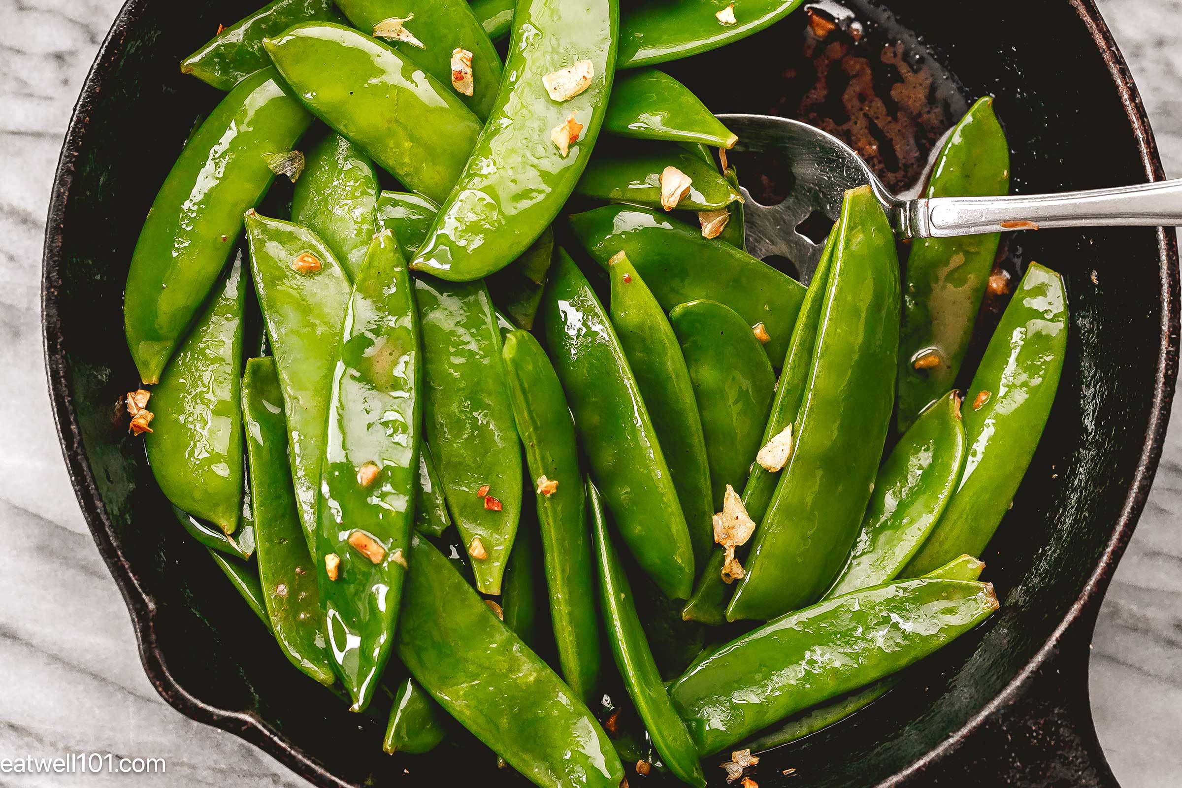 cooking snow peas