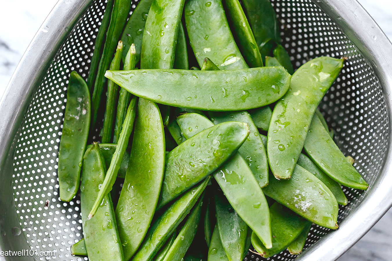 how to prep snow peas