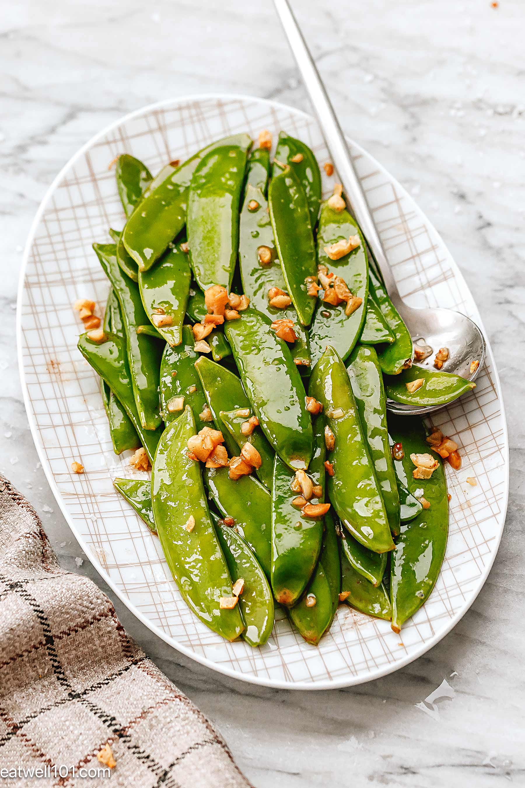 how to sautee snow peas