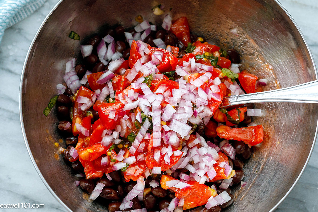 ingredients for Black Bean Dip