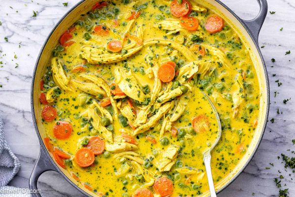 anti inflammatory turmeric chicken soup