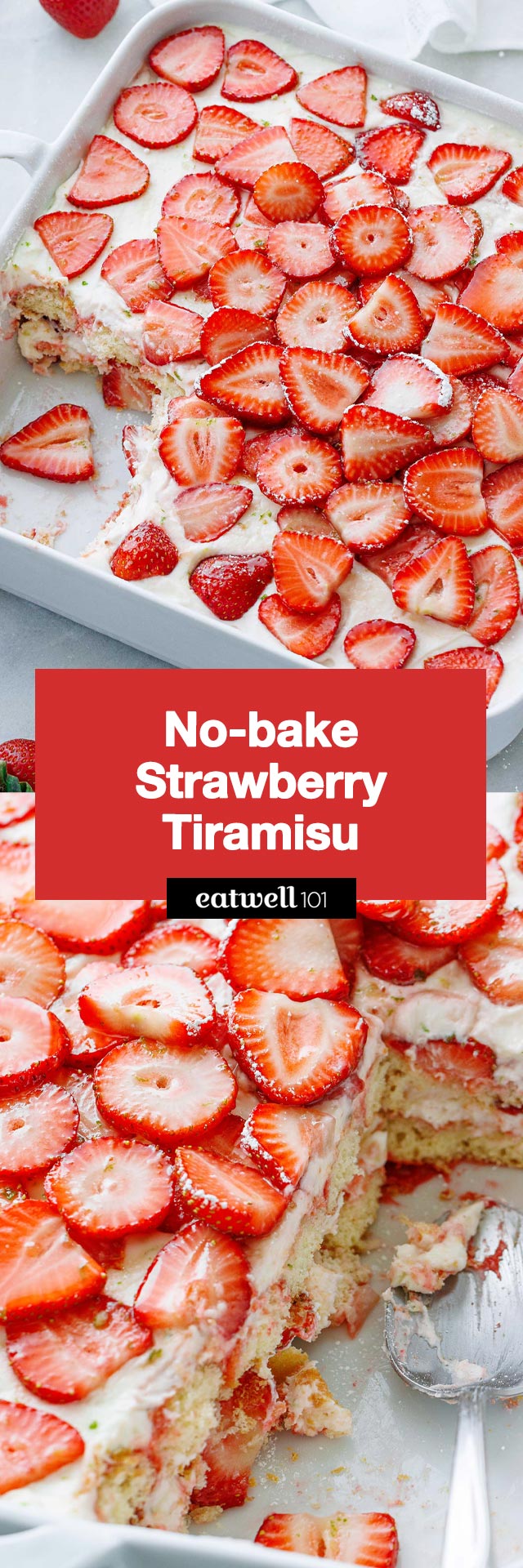 No-Bake Strawberry Cake - #nobake #strawberry #cake #recipe #eatwell101 - Our no-bake strawberry cake recipe is perfect for a sweet and effortless dessert!