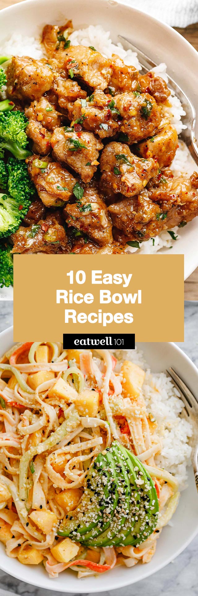 10 Easy Rice Bowl Recipes - #rice #bowl #recipe #eatwell101 - Prep a healthy meal in no time with our quick and easy rice bowl recipes!