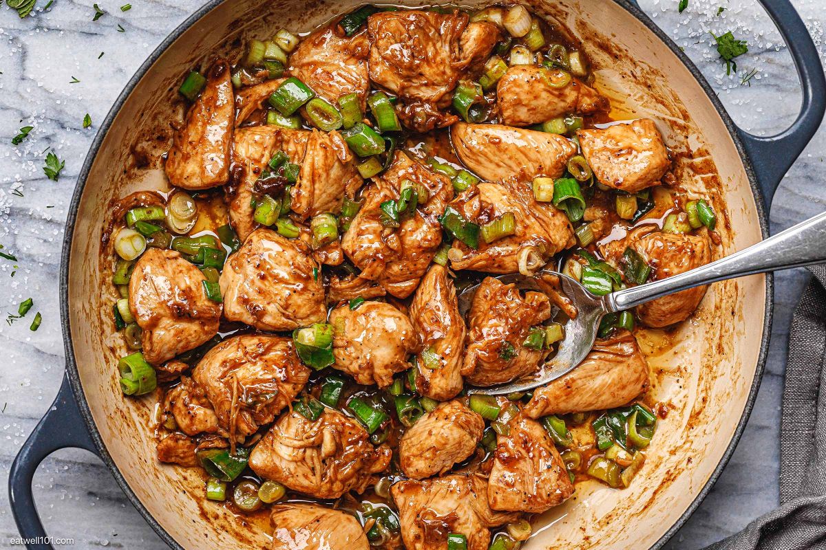 Green Onion Chicken Stir-Fry