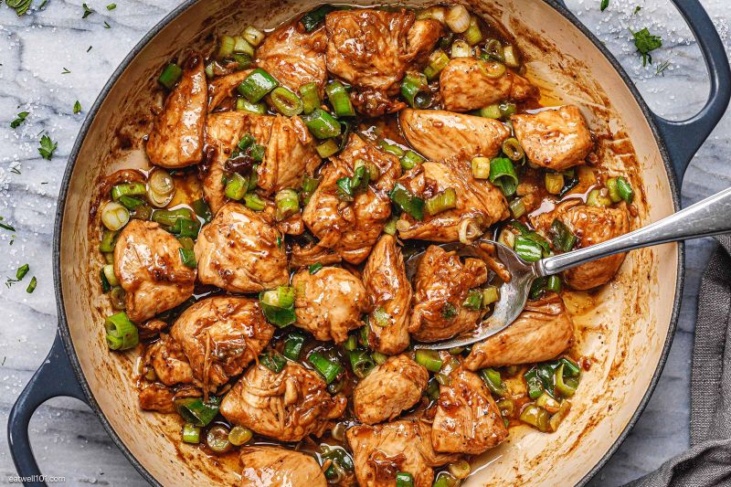 Green Onion Chicken Stir-Fry