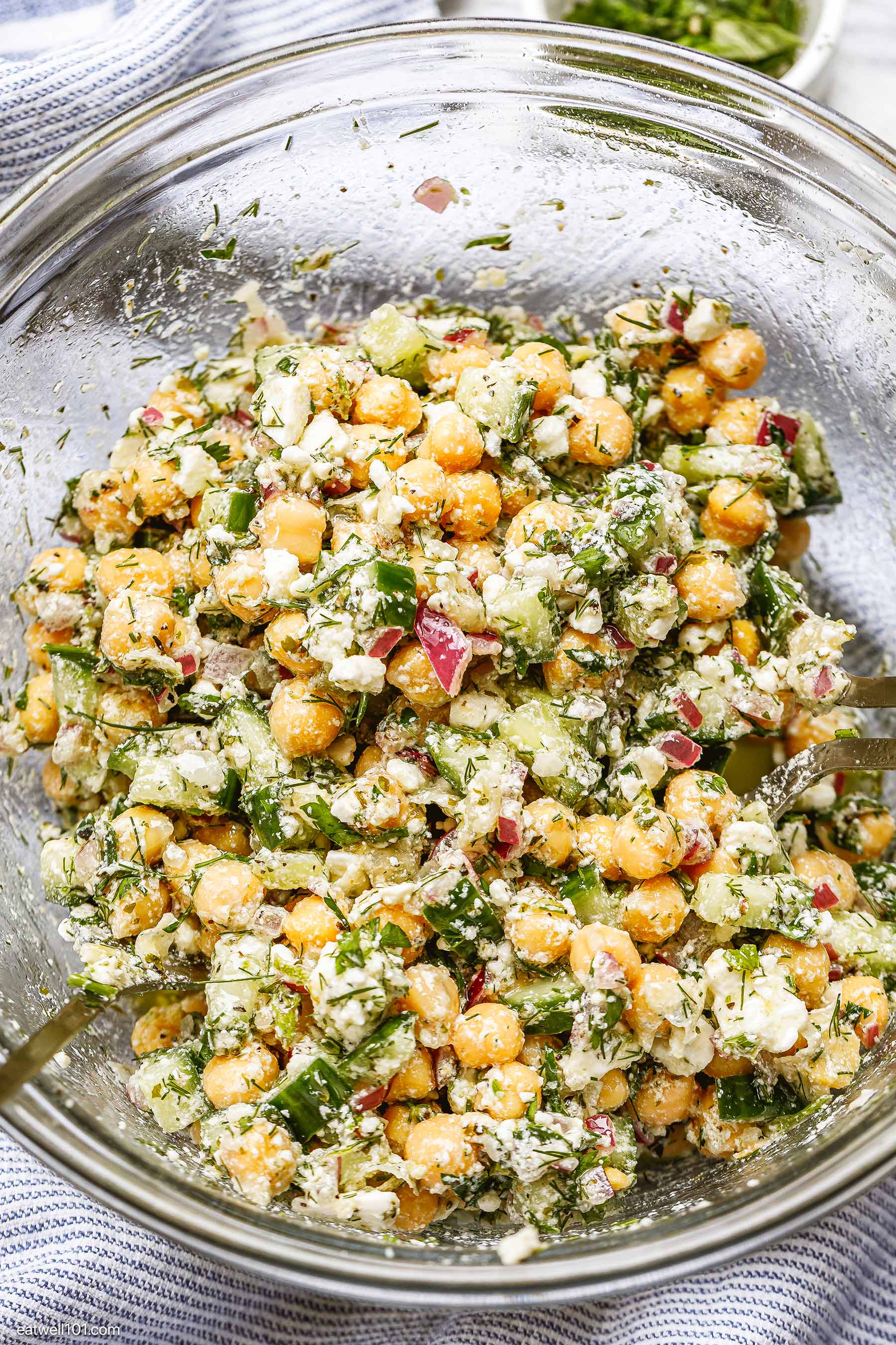 Feta Chickpea Salad recipe