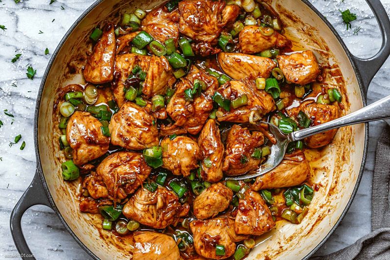Green Onion Chicken Stir-Fry Recipe — Eatwell101