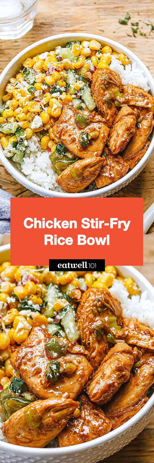 Chicken Stir-Fry Rice Bowl - #chicen #ricebowl #recipe #eatwell101 - Whip up this simple and delicious Chicken Stir-Fry Rice Bowl—an ideal lunch or dinner option for anyone eating gluten-free or dairy-free!
