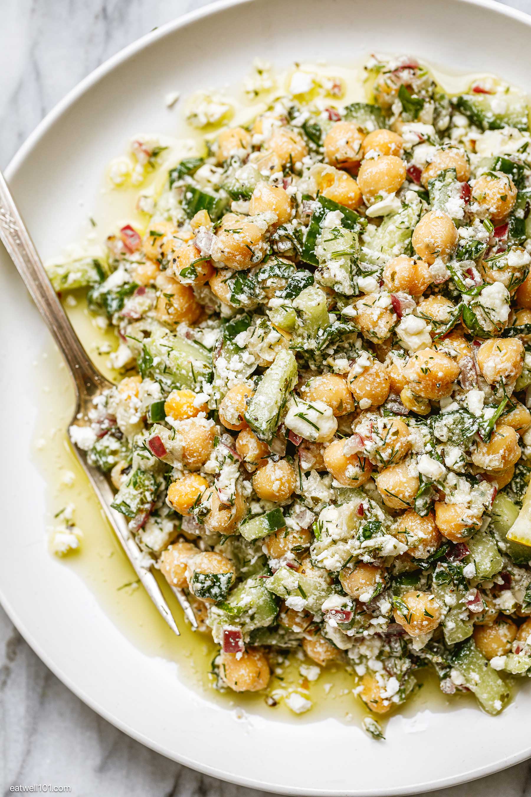 chickpea salad for lunch