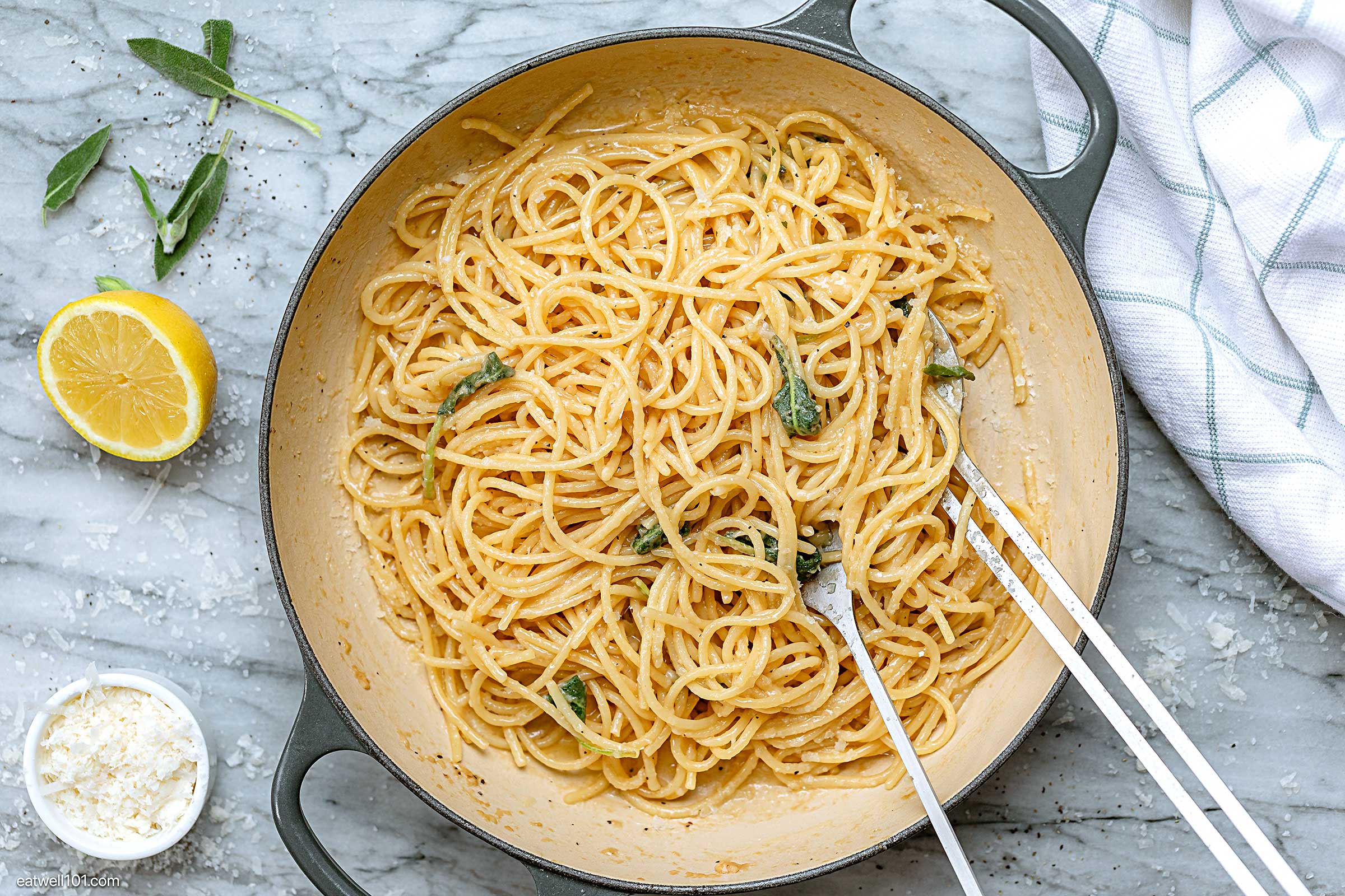 lemon sage butter pasta recipe