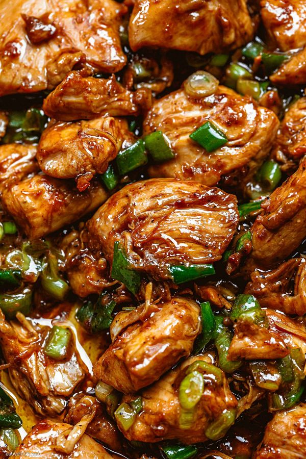 Green Onion Chicken Stir-Fry - #recipe by #eatwell101 - https://www.eatwell101.com/green-onion-chicken-stir-fry-recipe