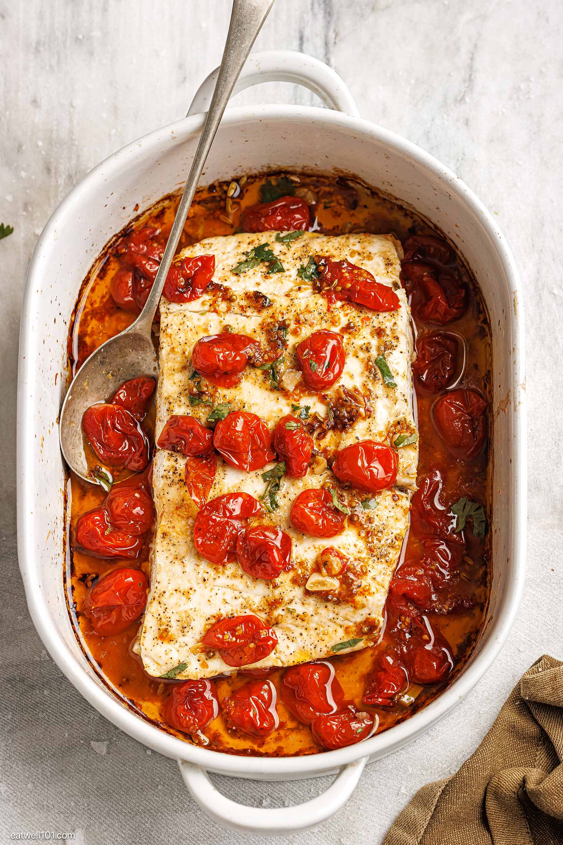 baked halibut fillets