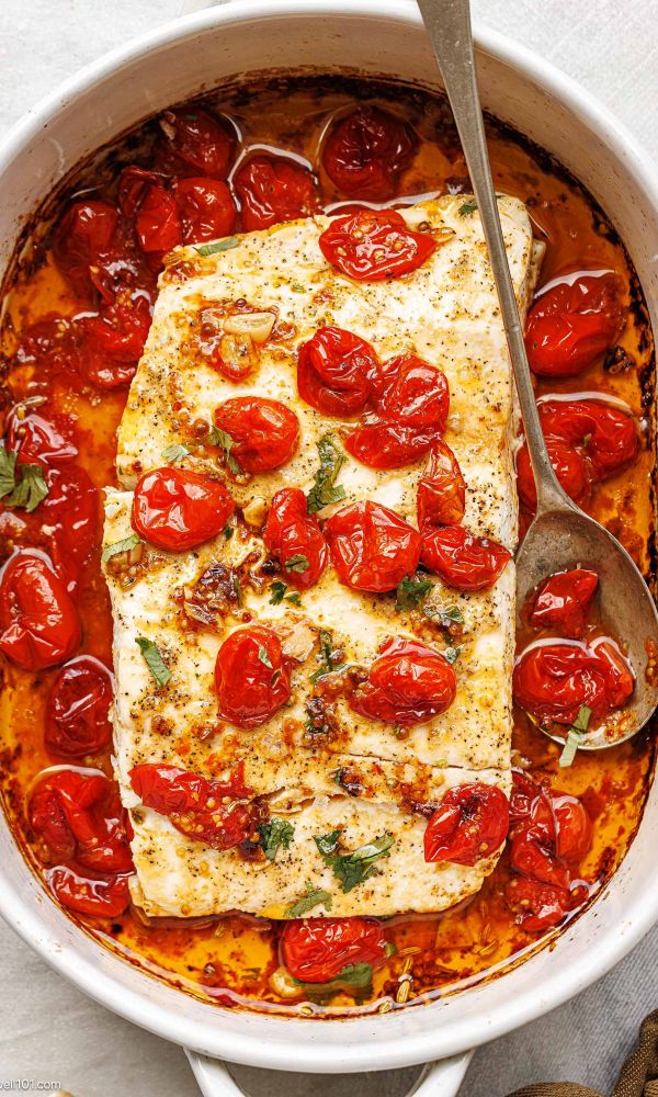 Baked Halibut Tomato