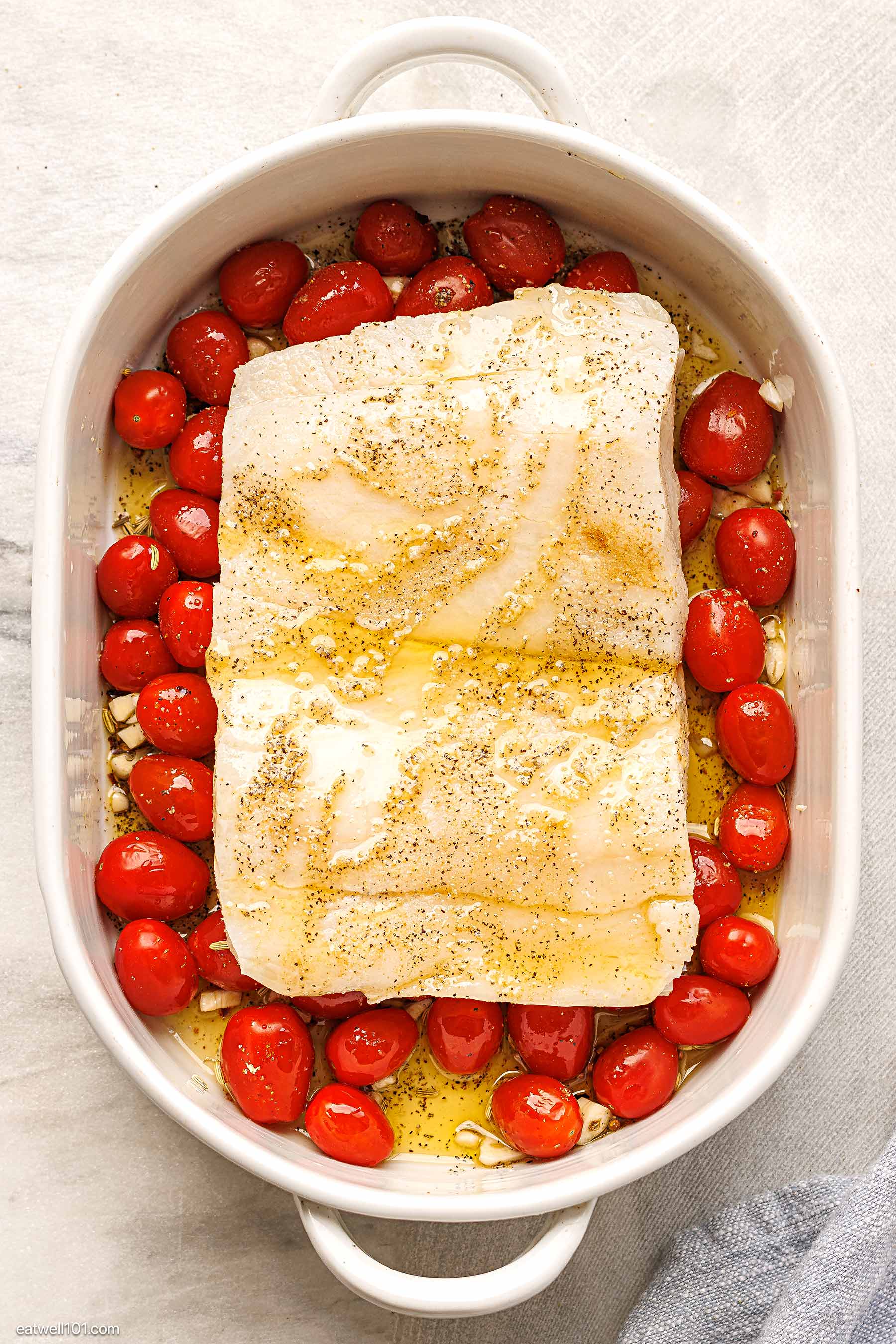 how to bake halibut in the oven
