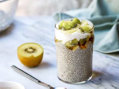 Kiwi and Chia Seed Pudding recipe