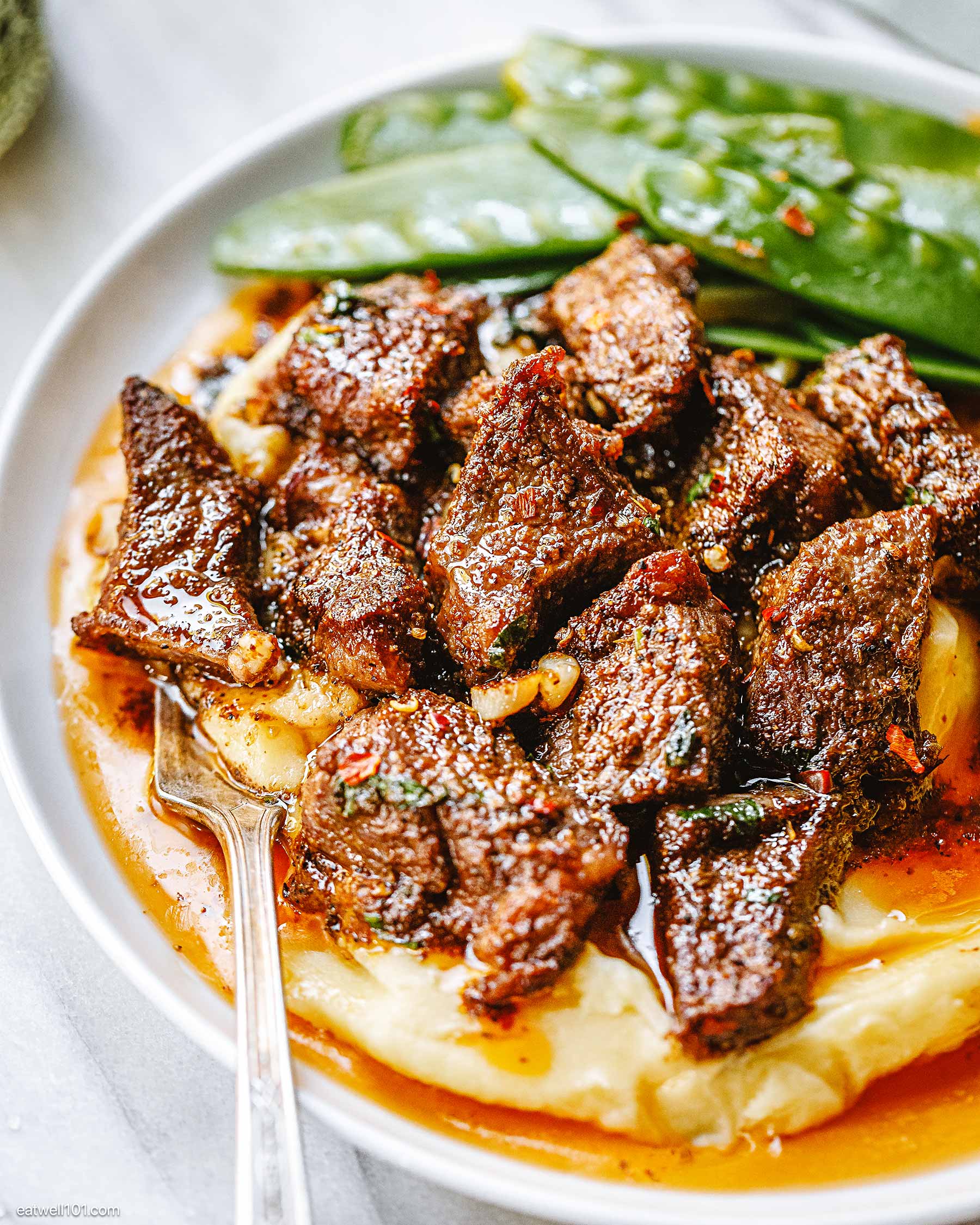 steak and potato mash