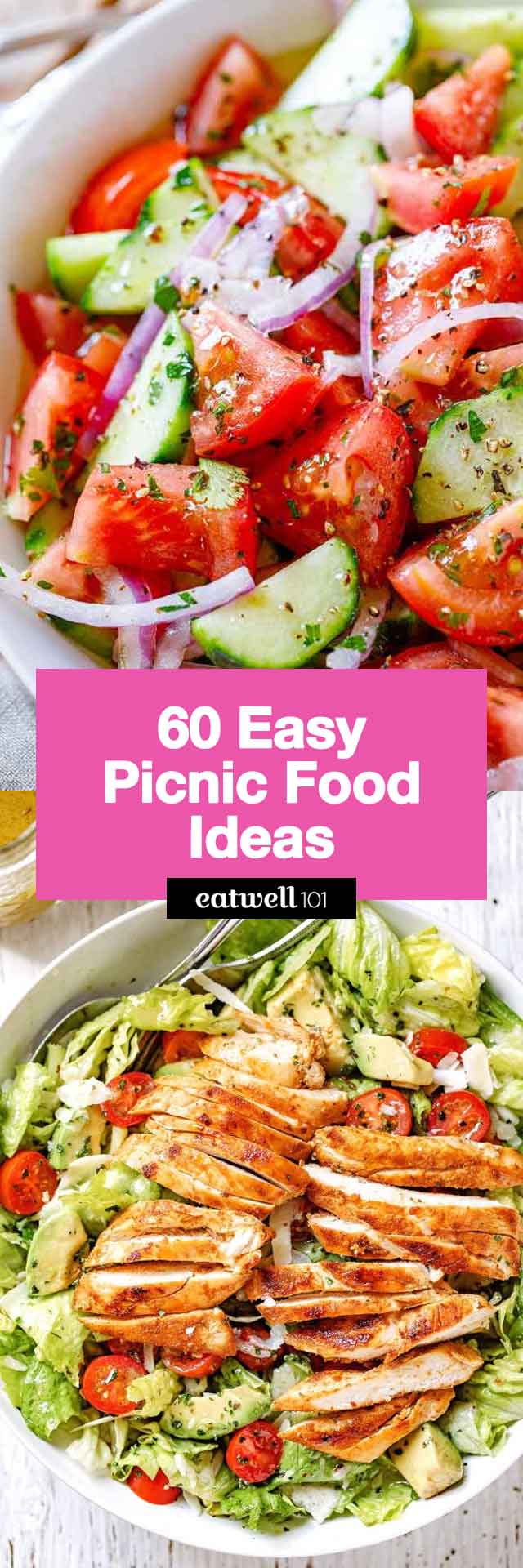60 Easy Picnic Food Ideas - #picnic #recipes #eatwell101 - Here are our best picnic recipe ideas for a wonderful day outside! Try our salads, sandwiches, quiches and more!