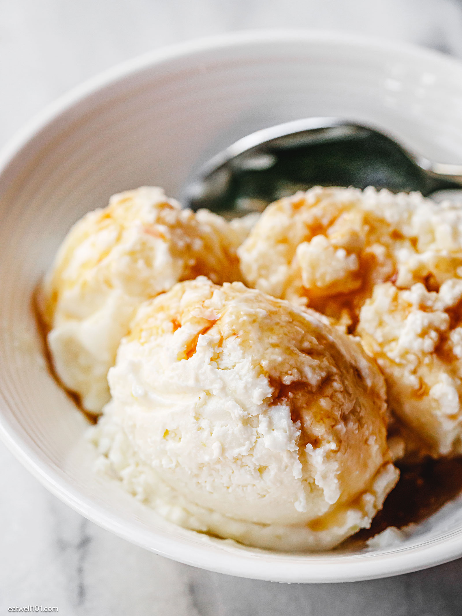 cottage cheese ice cream dessert
