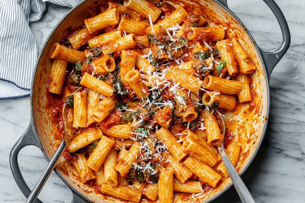 spinach tomato pasta recipe 2