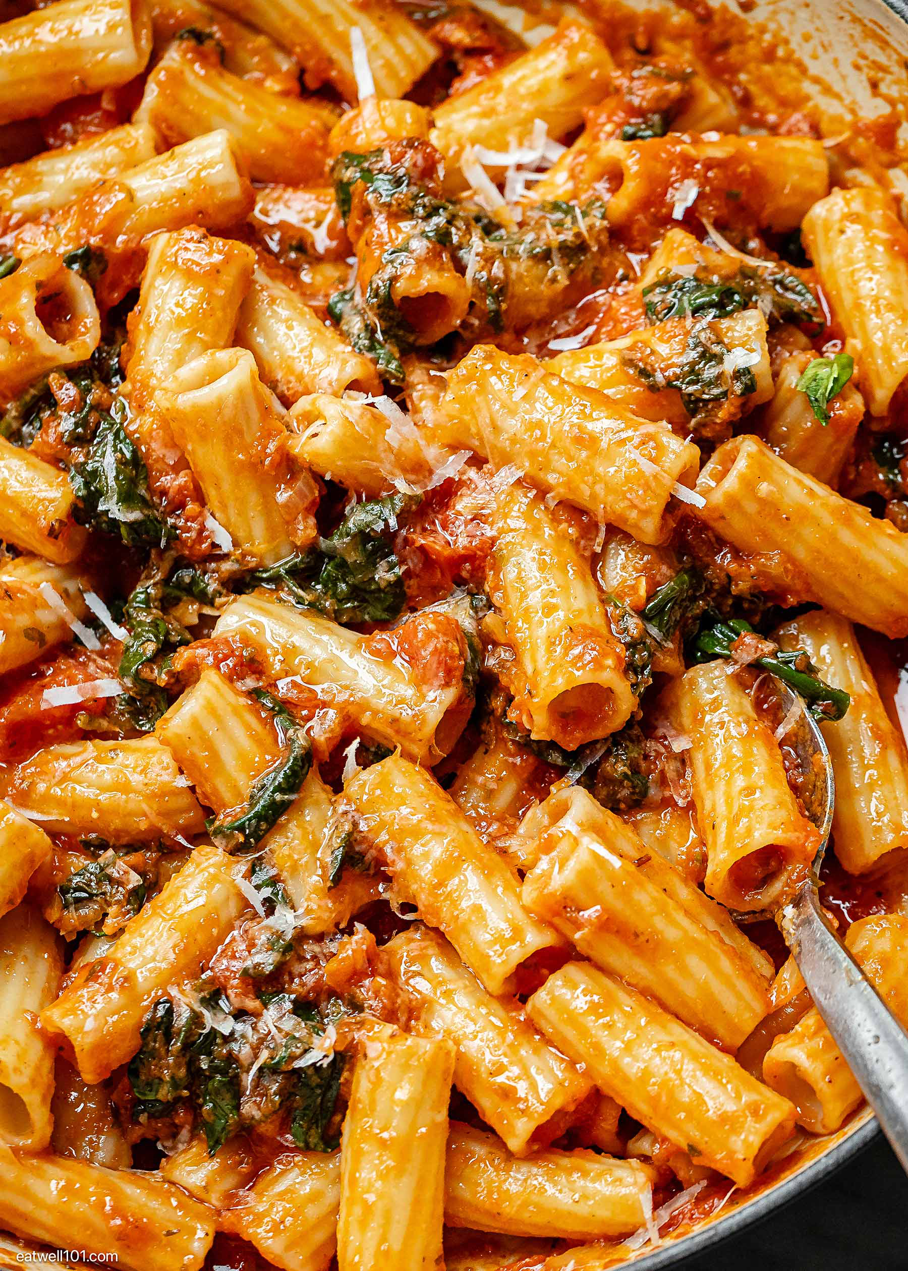 tomato spinach pasta recipe