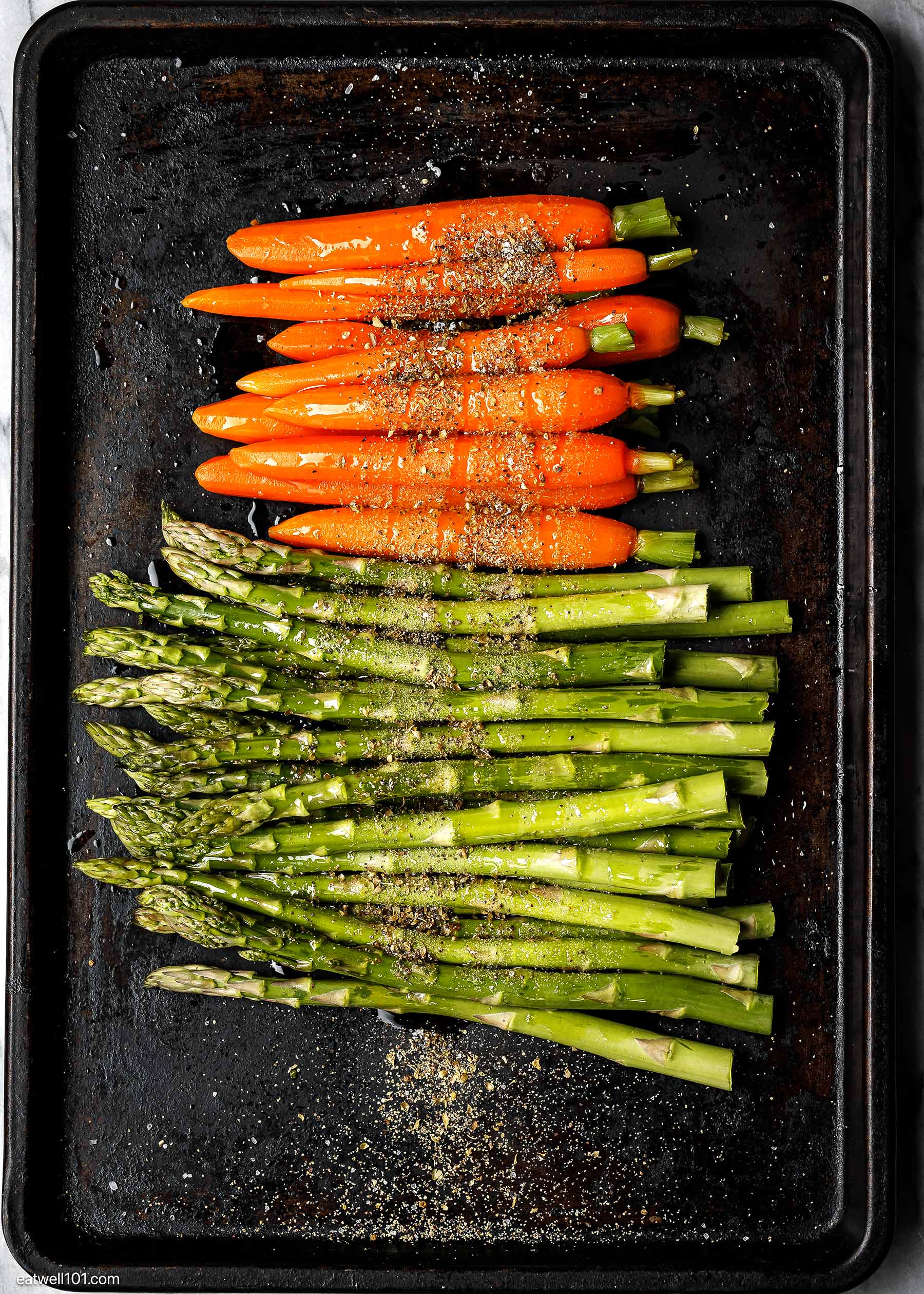 how to roast carrots and asparagus