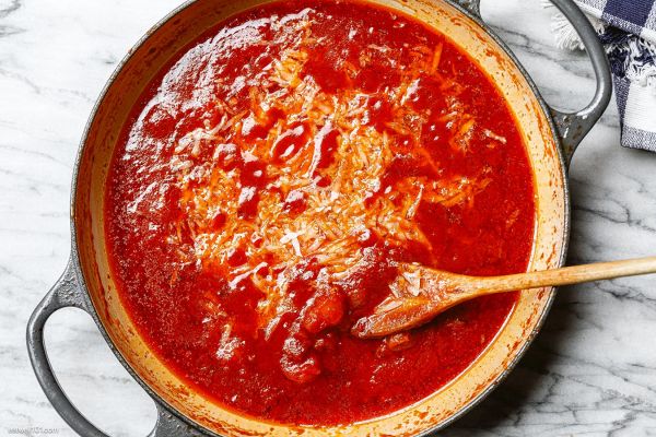 Turkey Meatballs with Tomato Spinach Pasta