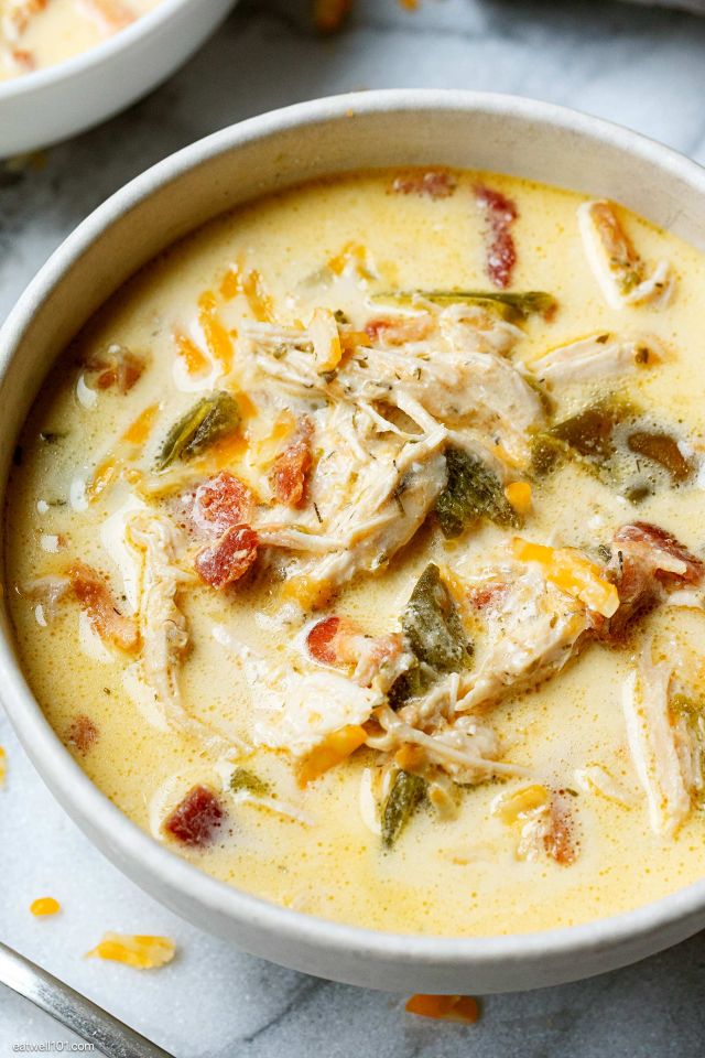 Slow Cooker Jalapeño Popper Chicken Soup