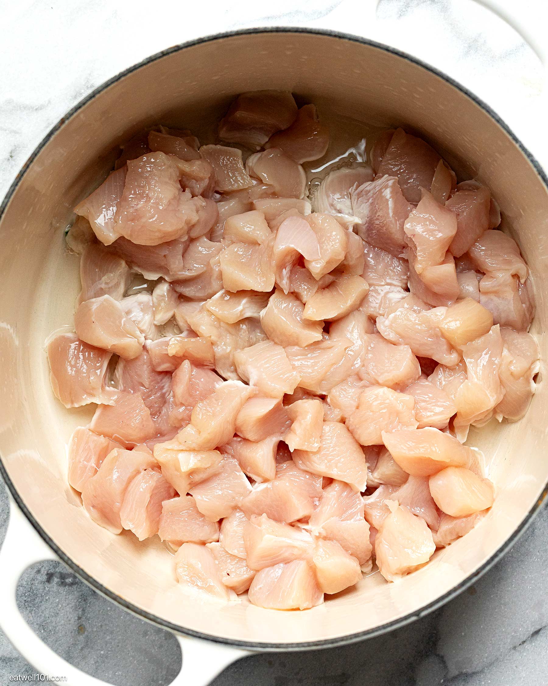 diced chicken recipe