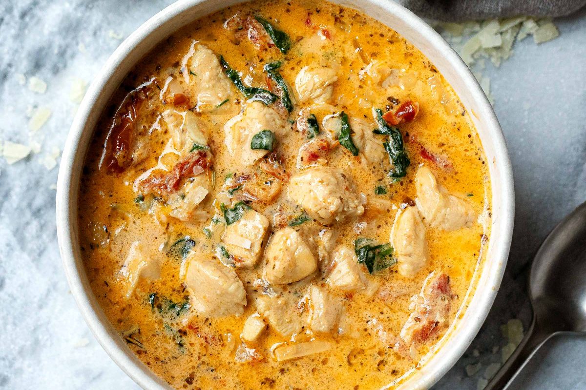 Mary Me Chicken Soup