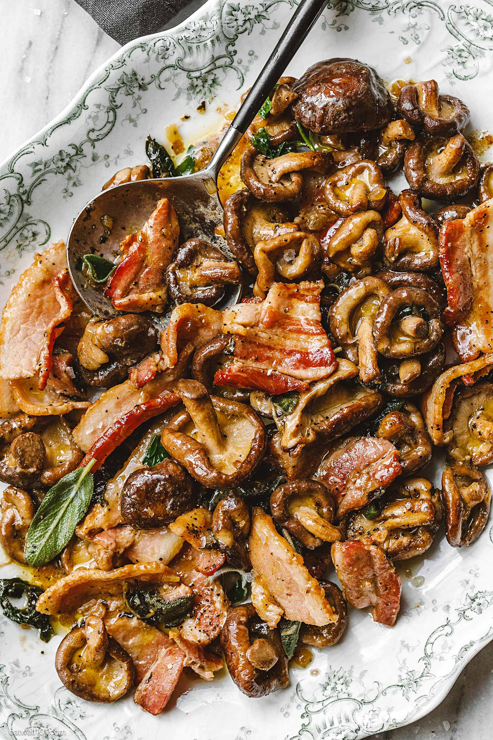 sauteed mushroom and bacon recipe