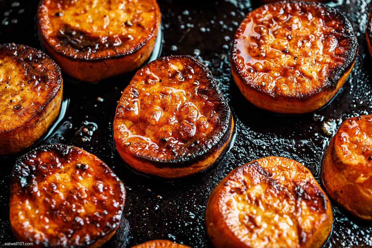 Melting Baked Sweet Potatoes