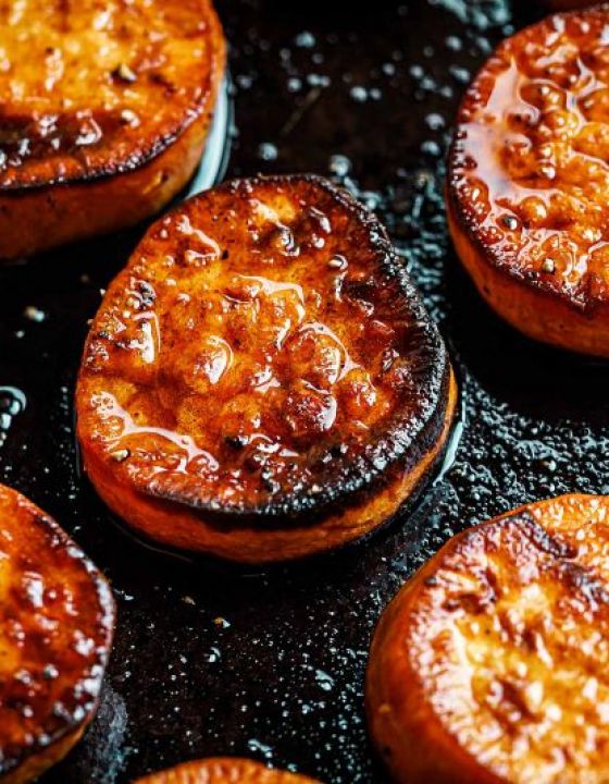 Melting Baked Sweet Potatoes