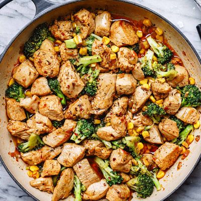 chicken stir fry with broccoli and corn recipe