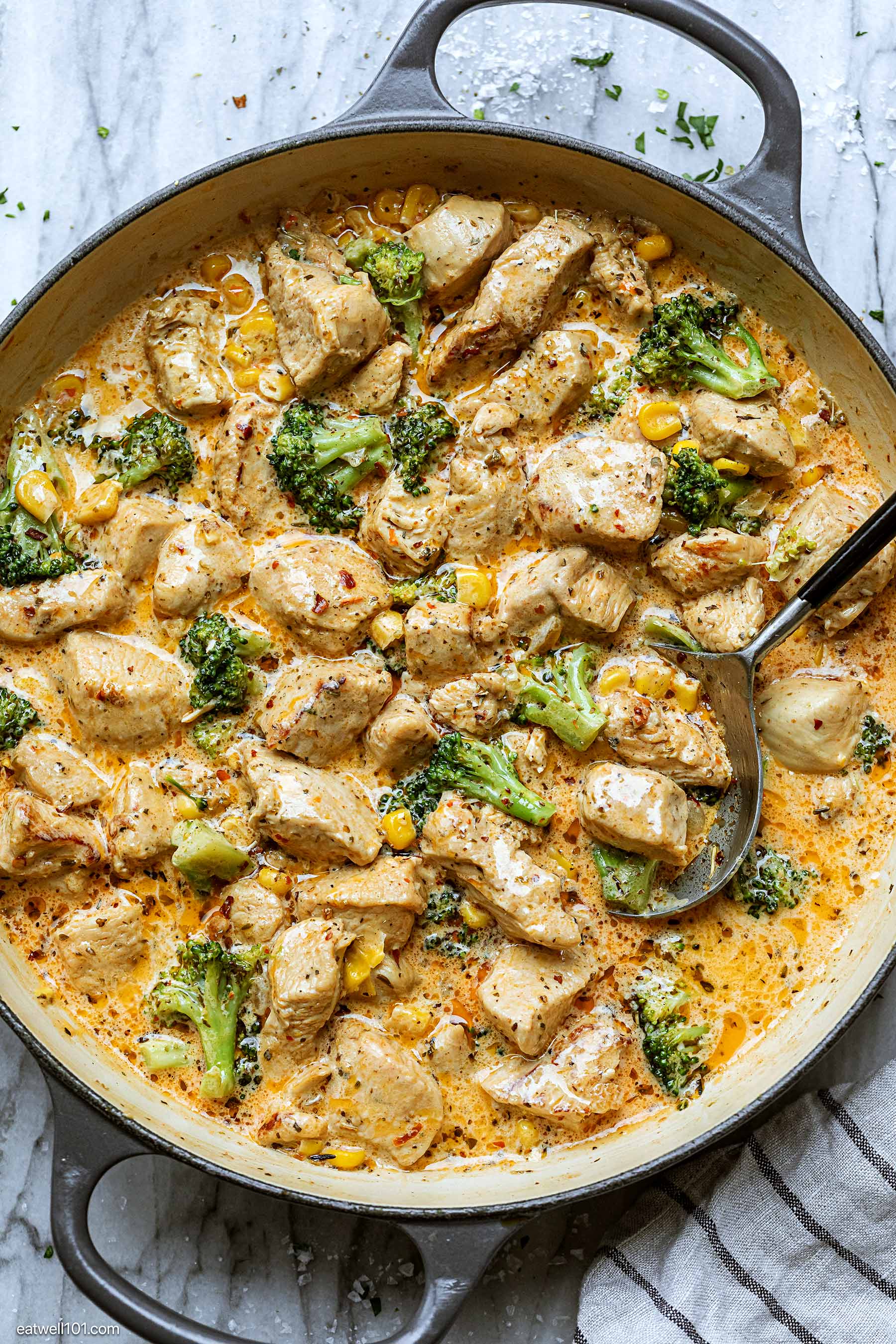 creamy chicken bites