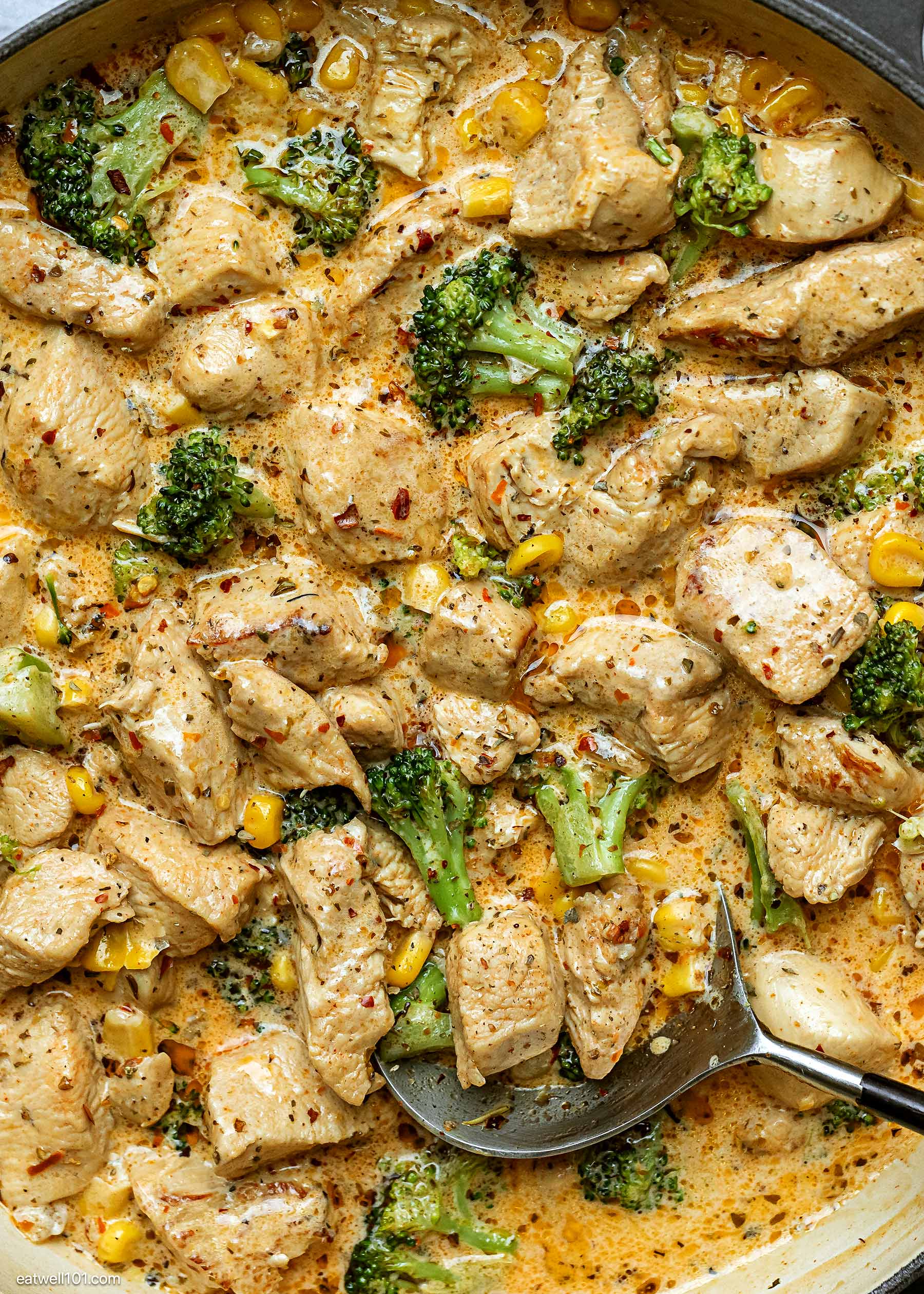 creamy chicken dinner