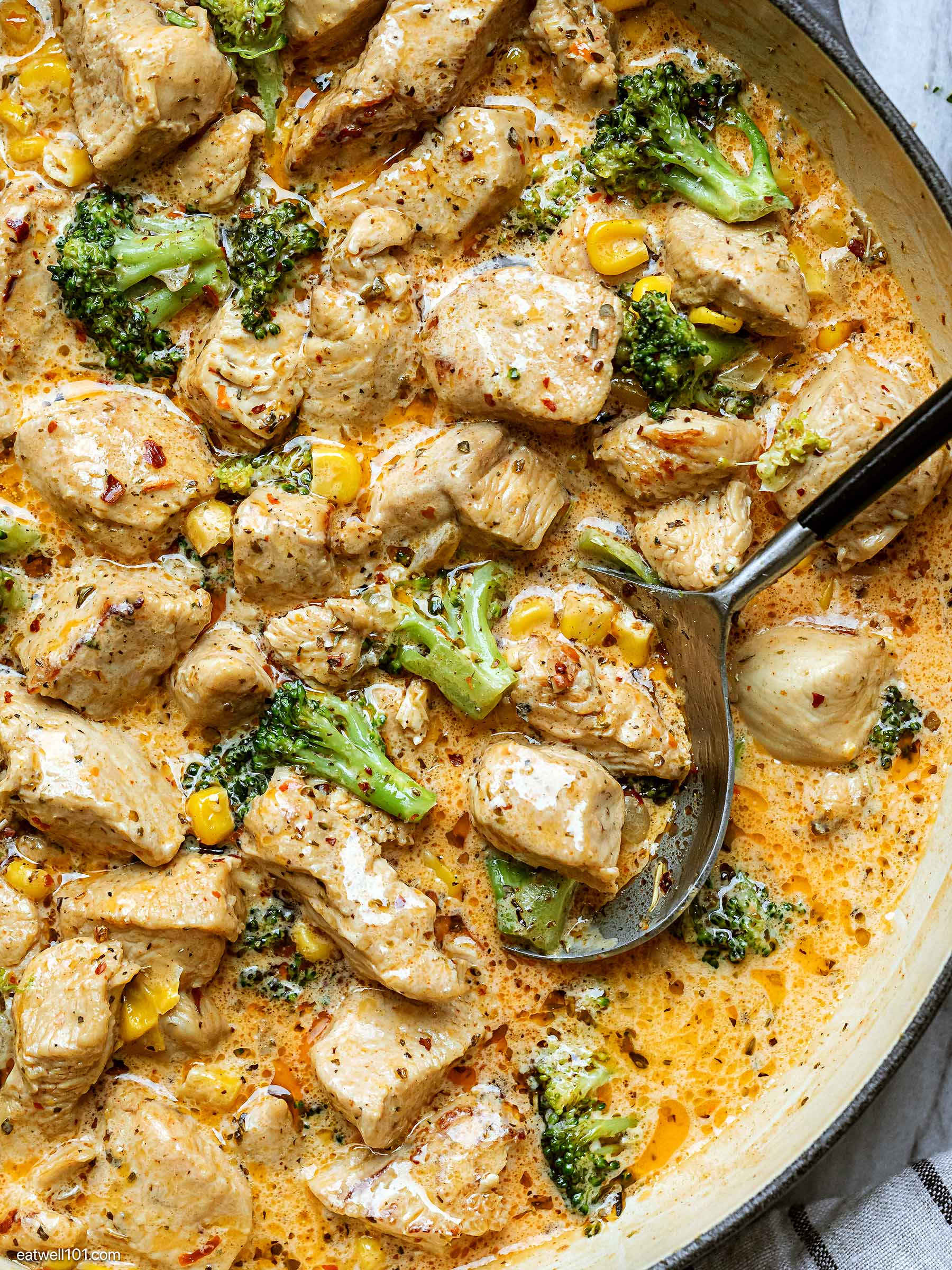 creamy chicken dinner