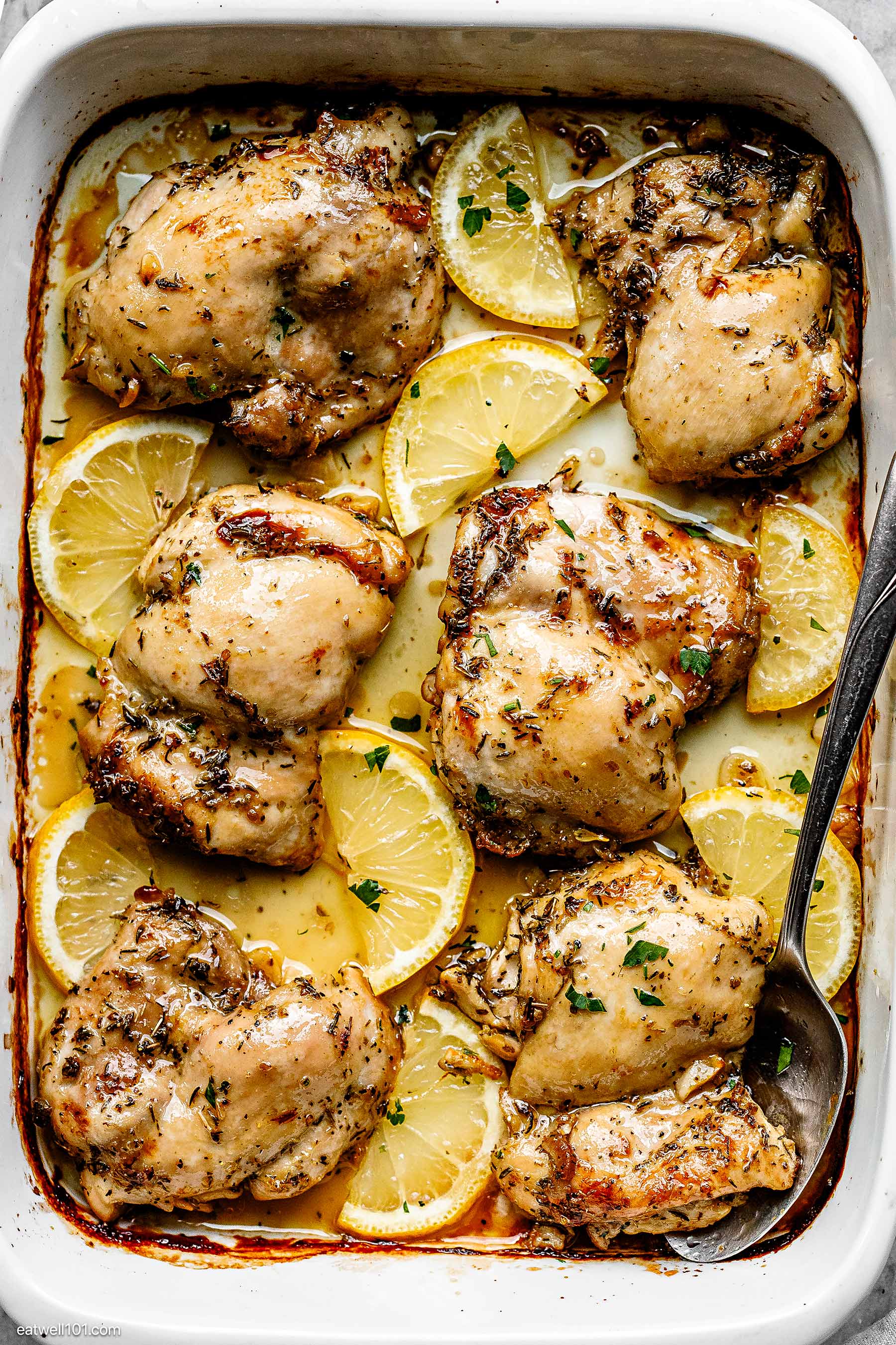 how to bake chicken thighs