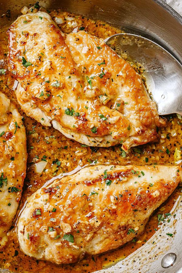 Lemon Chicken (Quick & Juicy) - #recipe by #eatwell101 - https://www.eatwell101.com/lemon-chicken-recipe