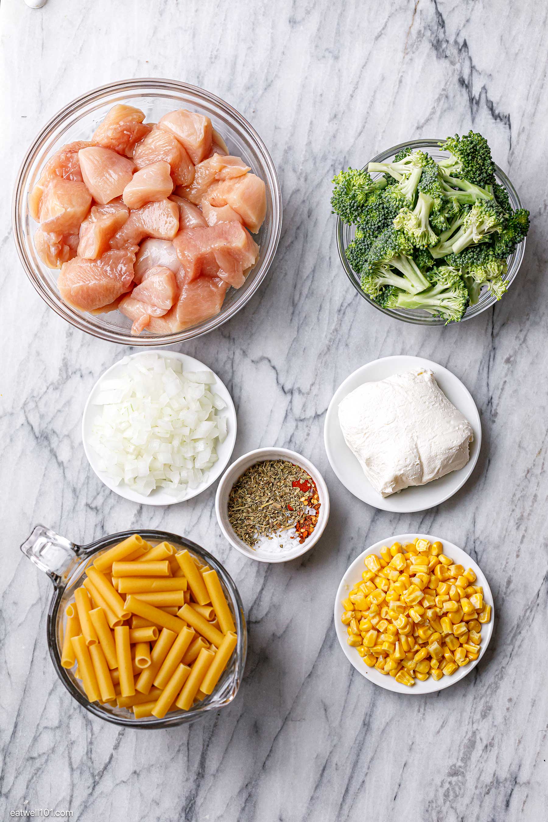 creamy chicken pasta ingredients