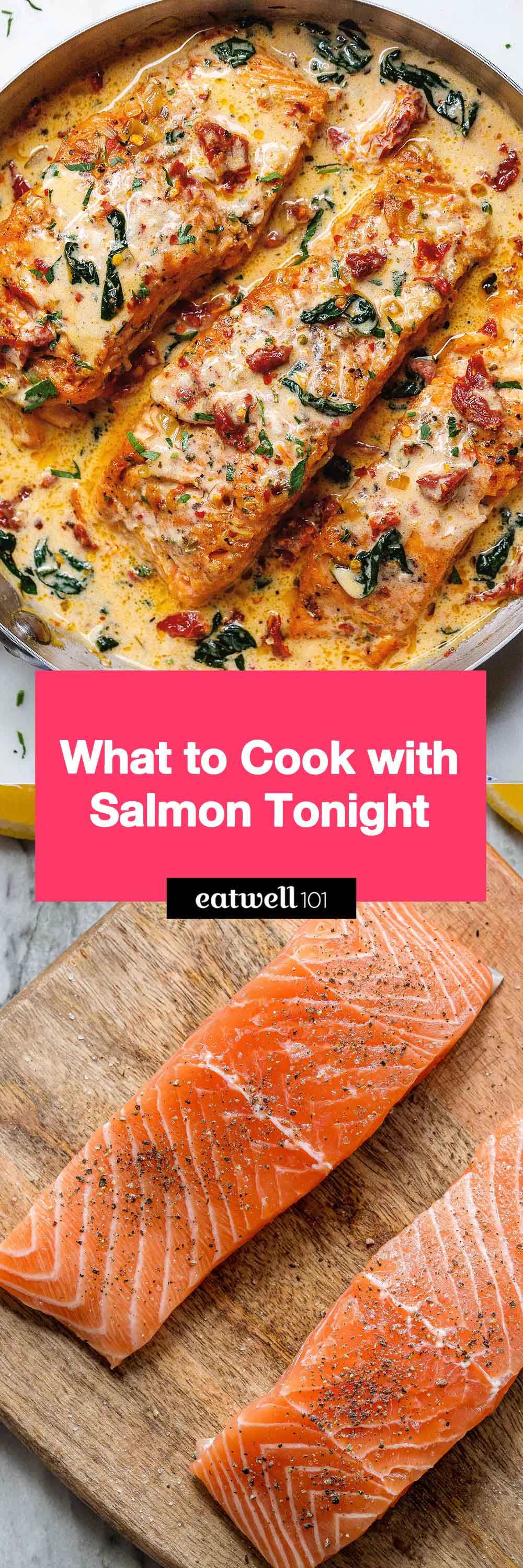 Need an easy dinner idea with salmon? From sheet pan dinners and pasta to rice bowls, salads, and baked salmon recipes, these simple meals make salmon night easy and delicious.