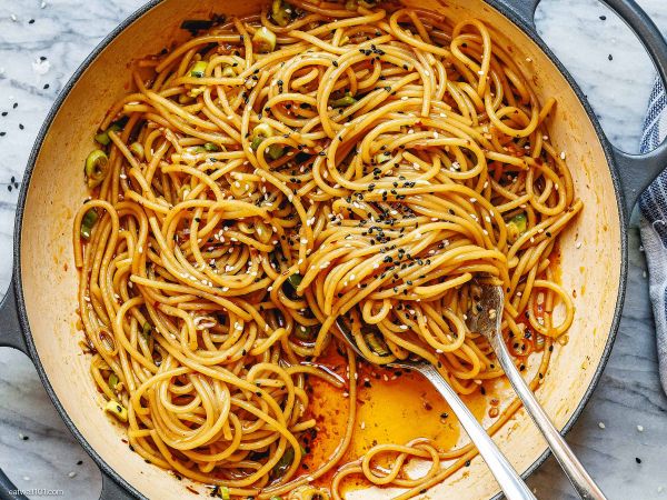 Spicy Sesame Noodles recipe