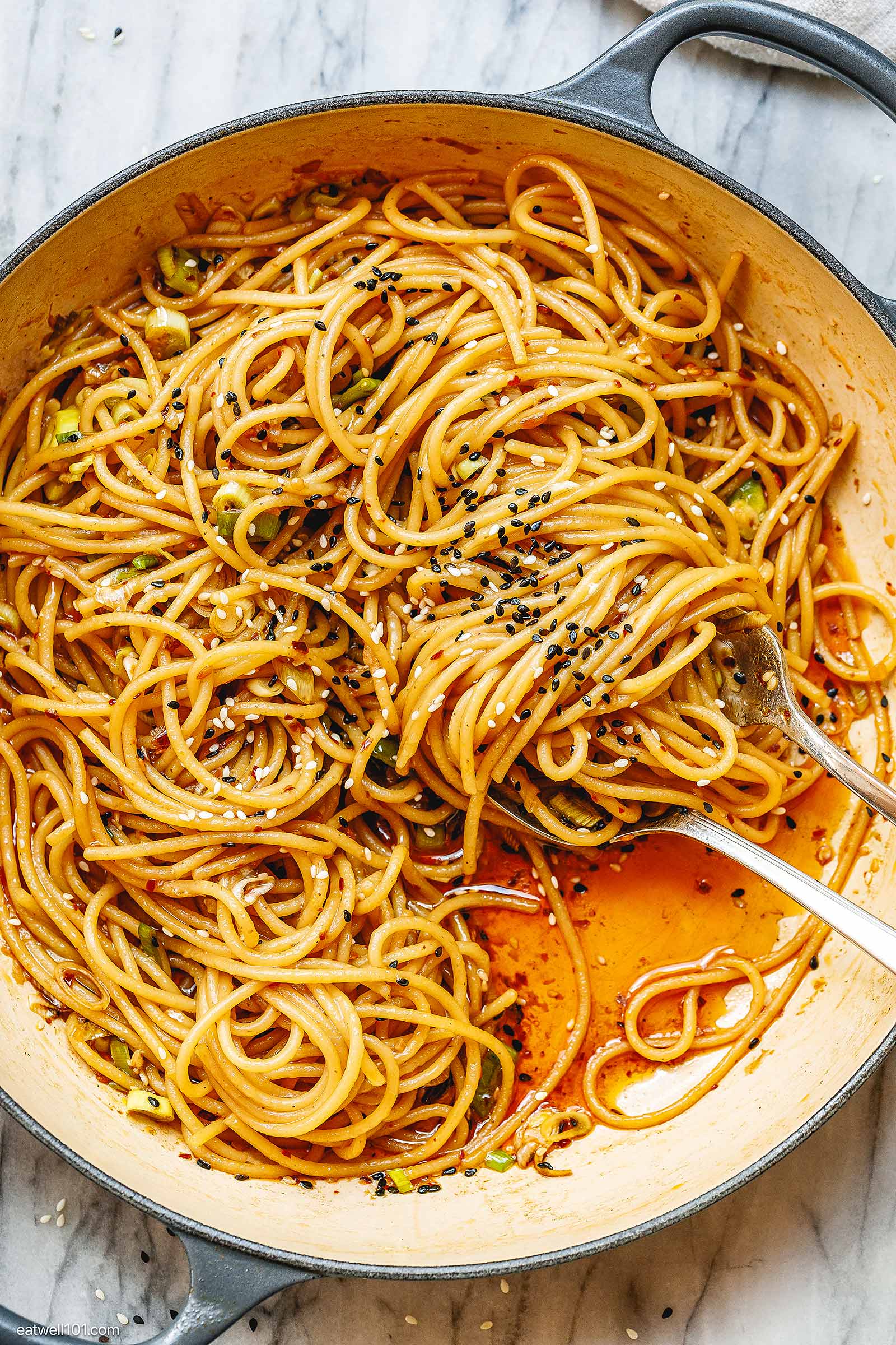 Spicy Sesame Noodles