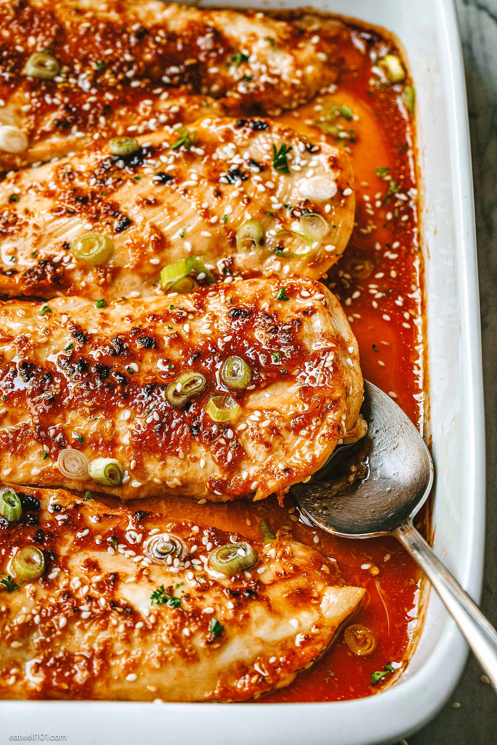 chicken breast baked in baking dish
