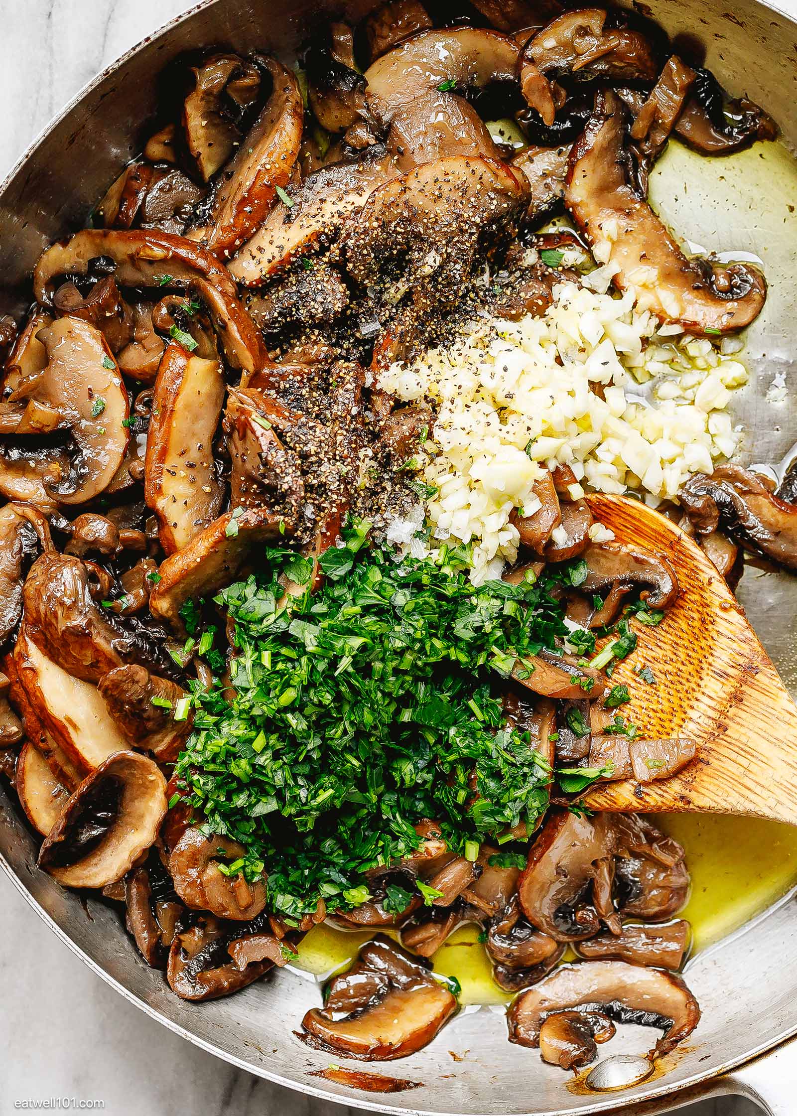 garlic butter mushrooms