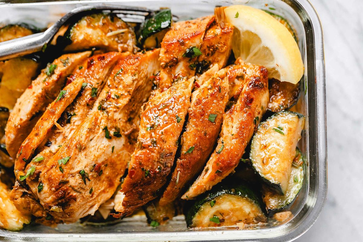 Chicken Meal Prep with Zucchini